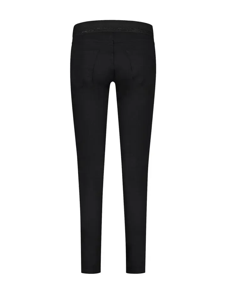 Para Mi Broek met elastiek: Ruby Zwart L29 ( Para.143 )