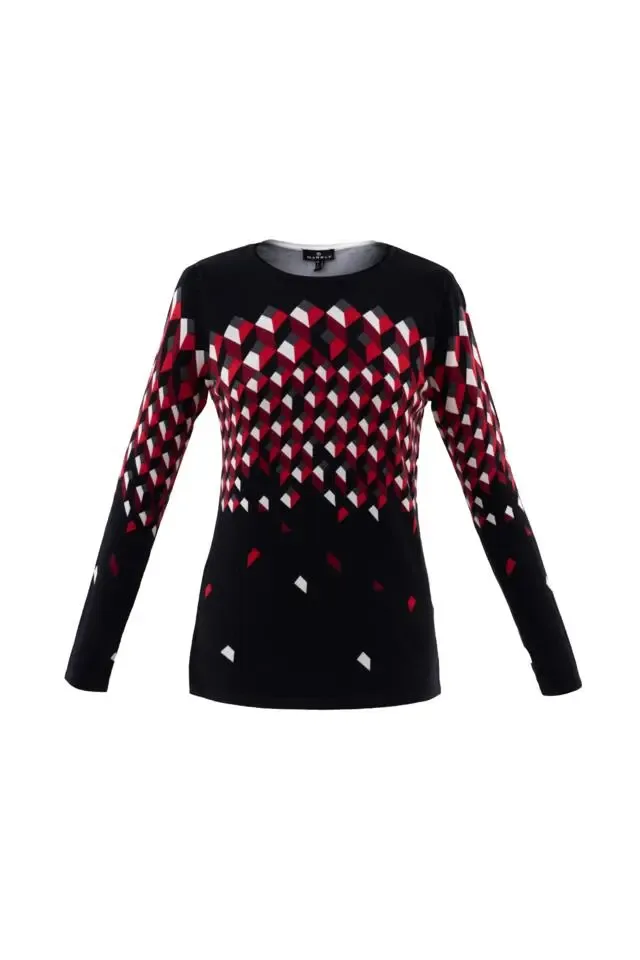 Marble Pull zwart / rood ( MAR.111)
