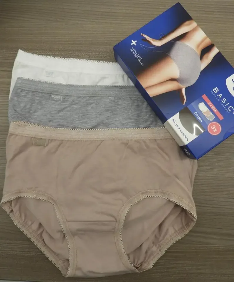 Sloggi Basic Midi C3P: 3 verschillende kleuren ( Slog.224 )