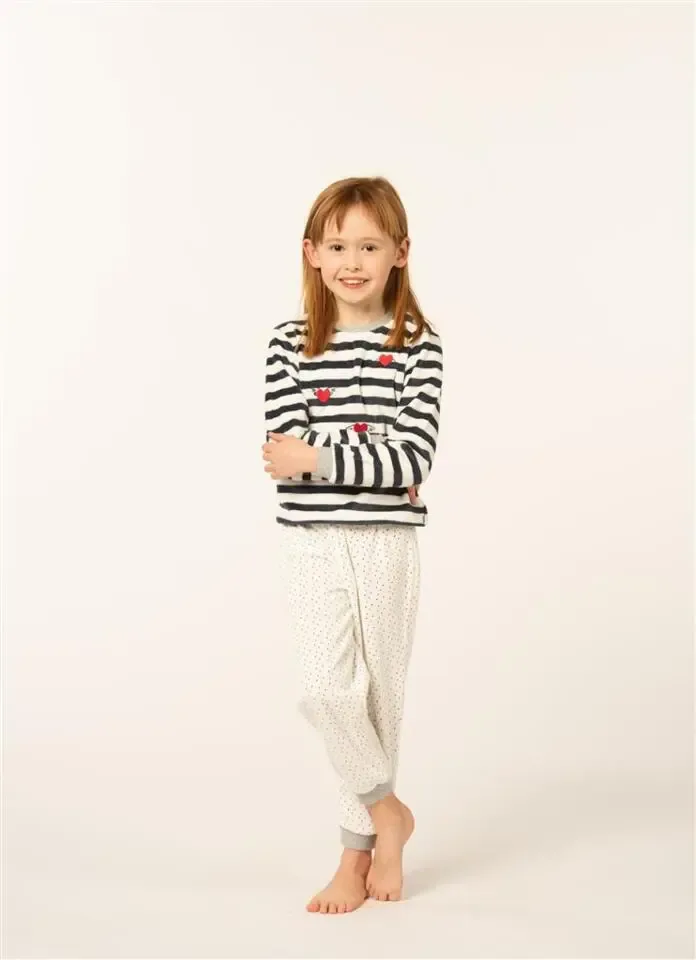 Eskimo meisjes pyjama: Goody ( velours ) 2 - 8jaar ( ESK.1578)