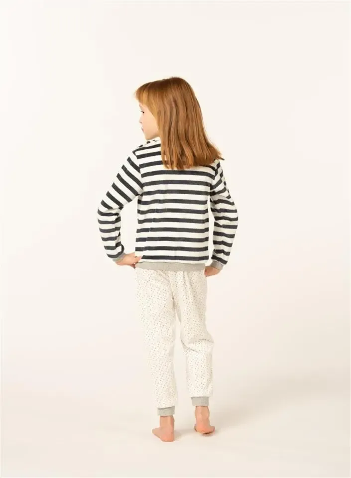 Eskimo meisjes pyjama: Goody ( velours ) 2 - 8jaar ( ESK.1578)