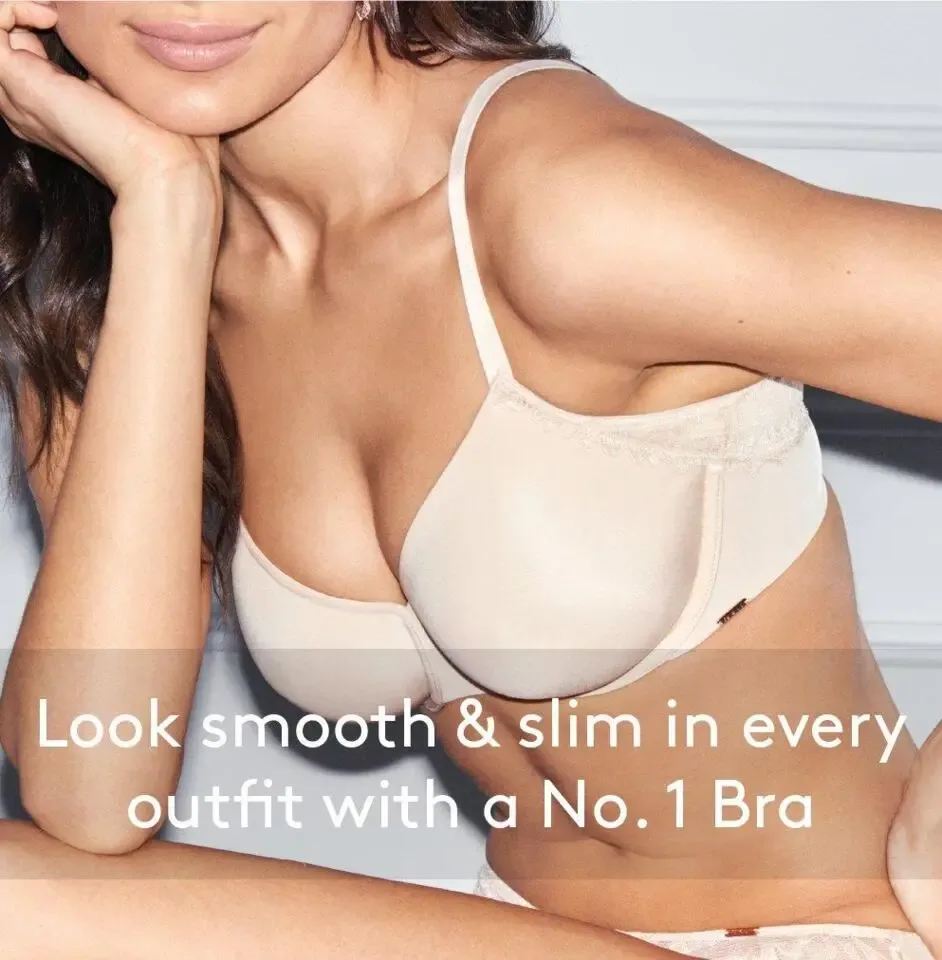 NO1 bra: Skin beugelBH met extra stuk onder de oksel ( no.2 )