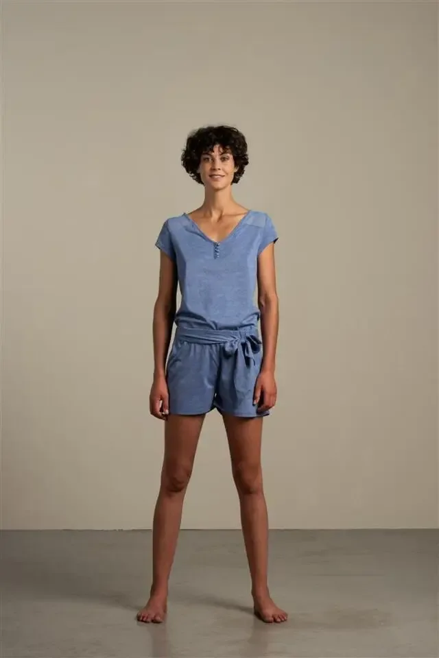 Eskimo Damespyjama: Lucia shirt en short ( ESK.1612 )