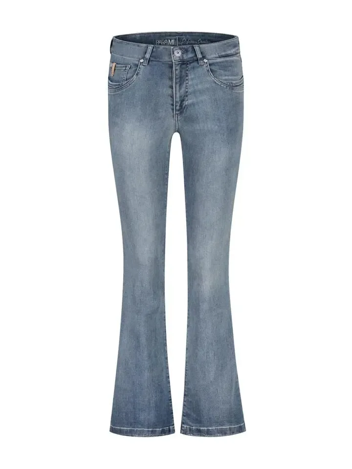Para Mi Damesbroek: Jade ( Wijd ) Light Shadow P form Denim ( PARA.148)