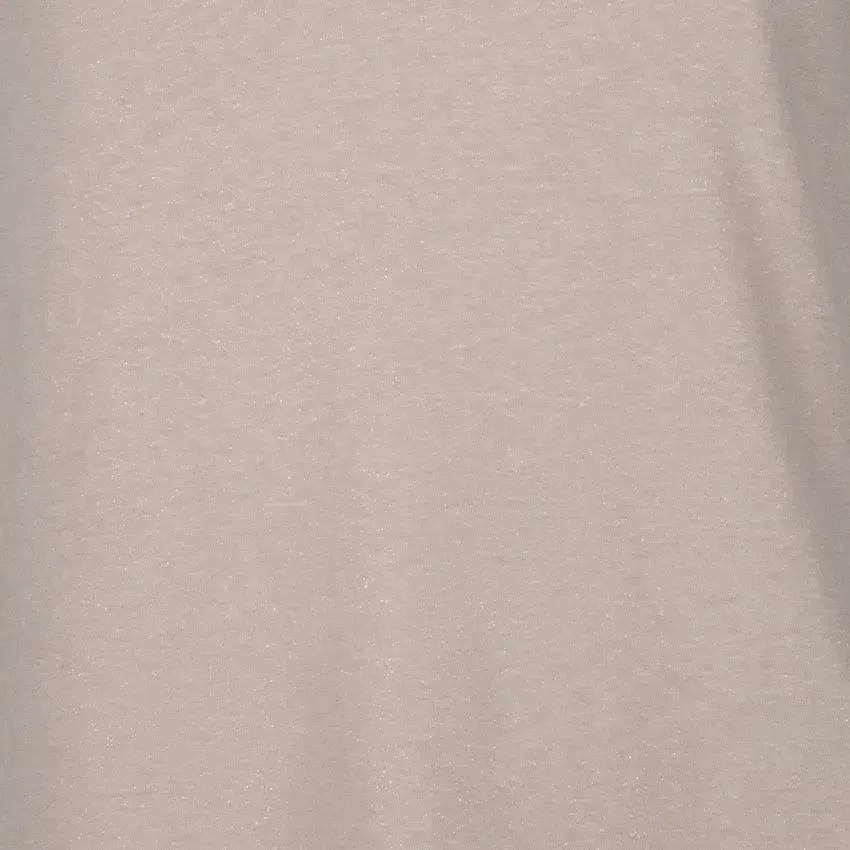 Esqualo shirt: Beige met kleine glitter ( ESQ.168 )