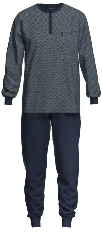 Ammann Heren Pyjama 100% Katoen: Lange mouw ( AMM.364 )