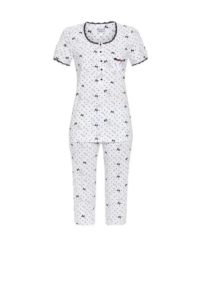 Ringella Dames Pyjama: Korte mouw en 3/4 broek ( Tencel ) ( RIN.264 )