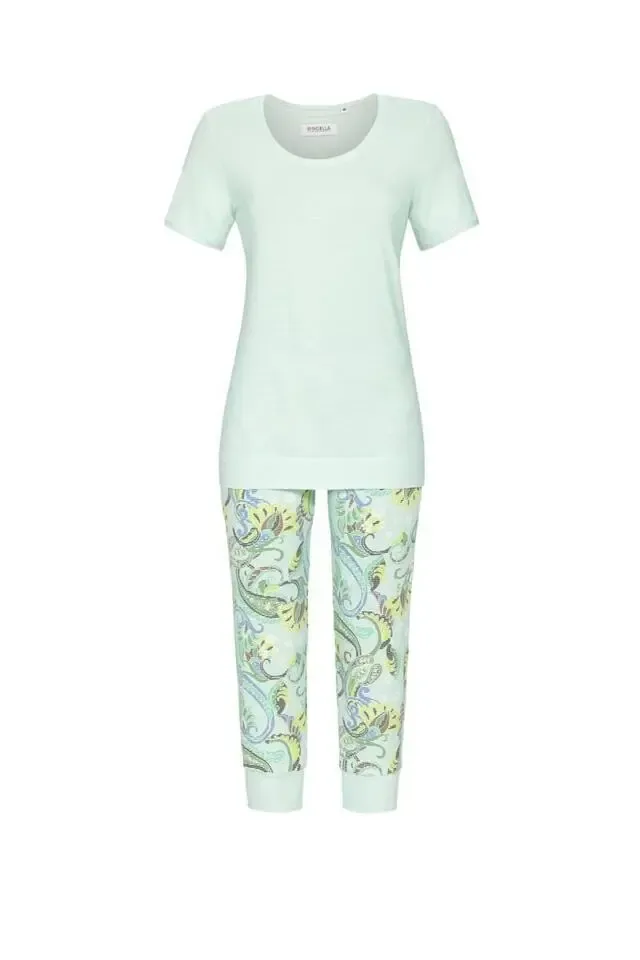 Ringella Pyjama: T-shirt met 3/4 broek bedrukt ( RIN.279)