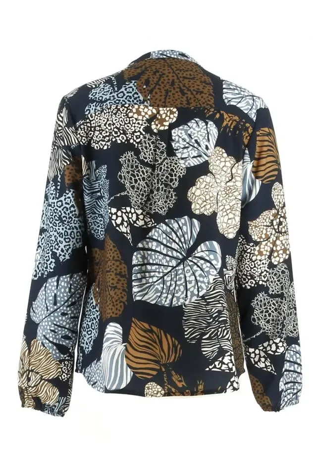 Signe Nature Bloes: Blauw 3/4 mouw ( Signe.998 )