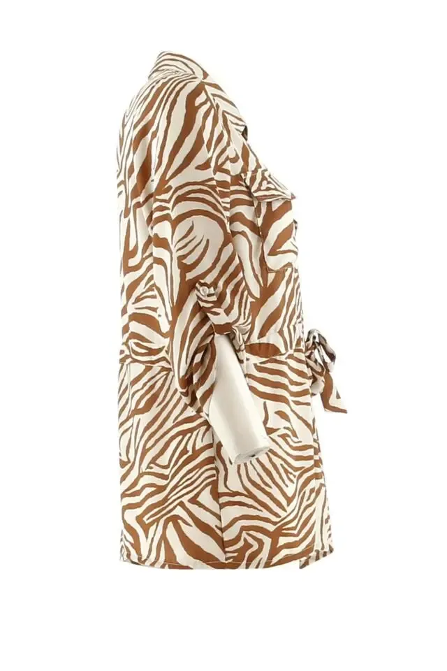 Signe Nature Tuniek: Cognac / ecru ( Signe.1003)