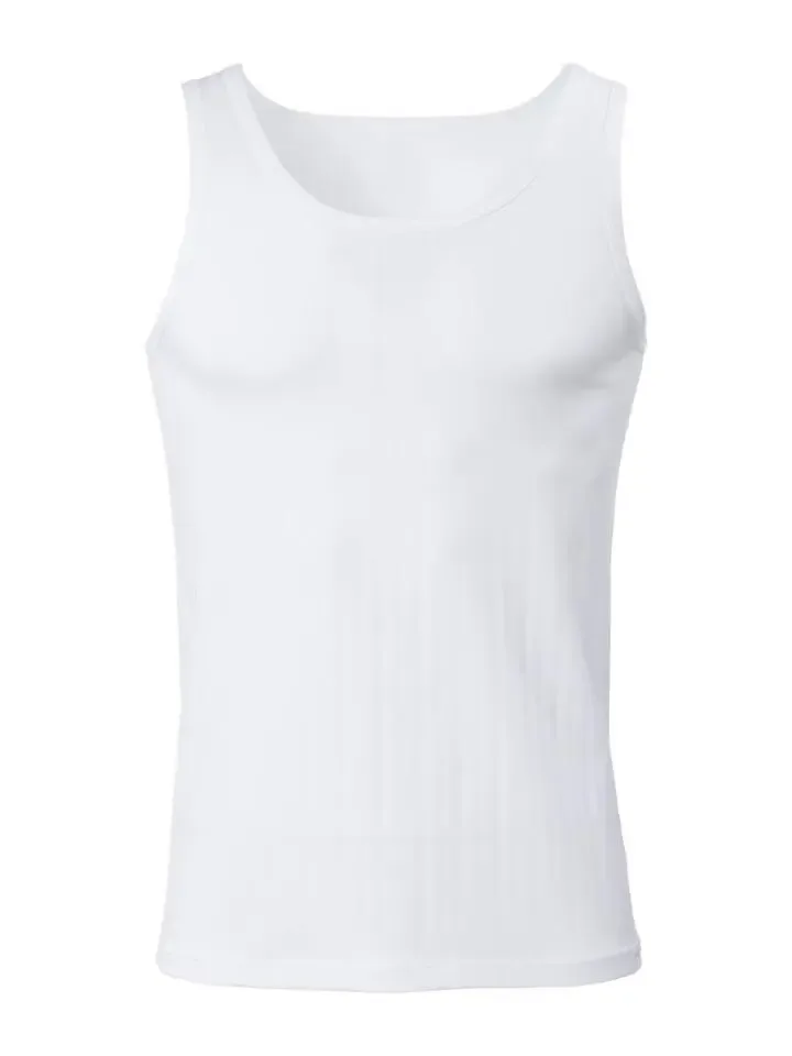 Calida Pure & style Heren Singlet: Fijne streep ( CAL.145 )