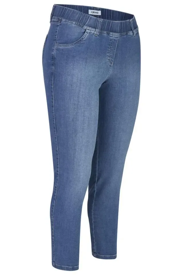 KJ Brand Jeans broek: Jenny ( Elastiek in de lenden )( Bra.224 )