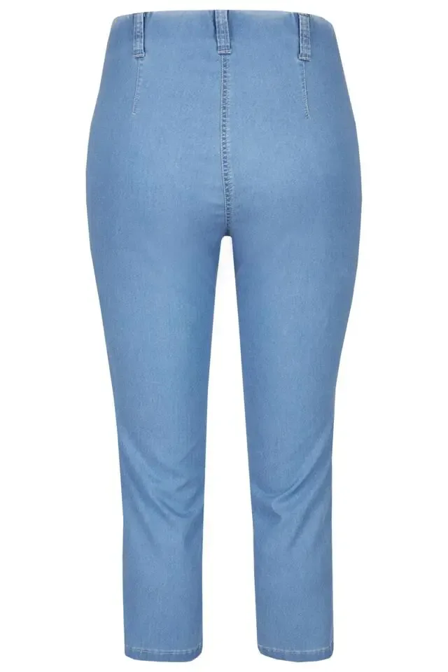 KJ Brand 7/8 Broek: Tencel kwaliteit ( elastiek in de lenden ) ( BRA.223 )