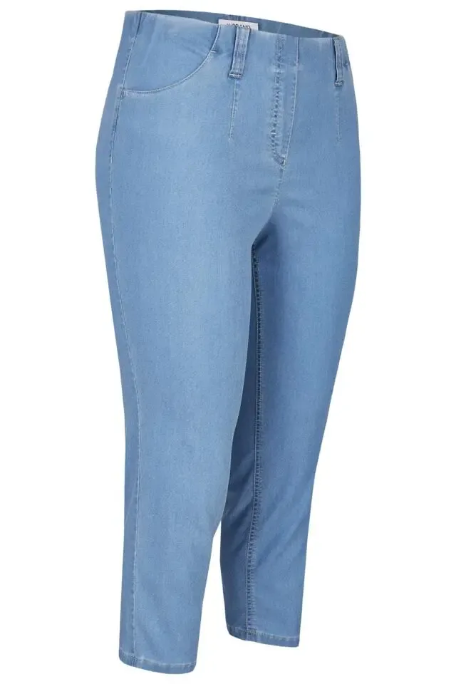 KJ Brand 7/8 Broek: Tencel kwaliteit ( elastiek in de lenden ) ( BRA.223 )