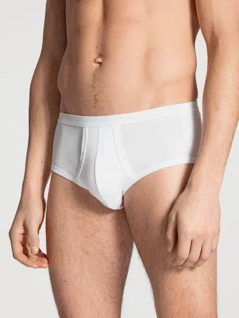 Calida Heren Slip met opening: Wit ( CAL.143 )