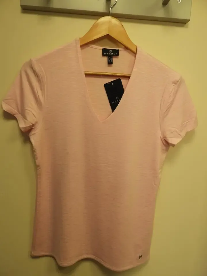 Marble Fijne T-shirt: Roze ( MAR.122 )