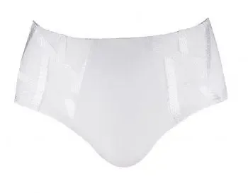 Louisa Bracq Culotte ( Hoge Slip ): Serie ( Wit ) ( SEC.233 )