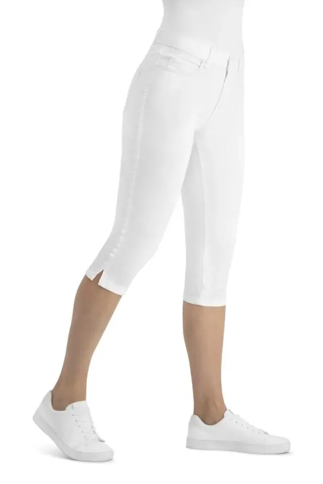 Para Mi 3/4 broek: Lisa Zamora tencel White L20 ( PARA.169 )