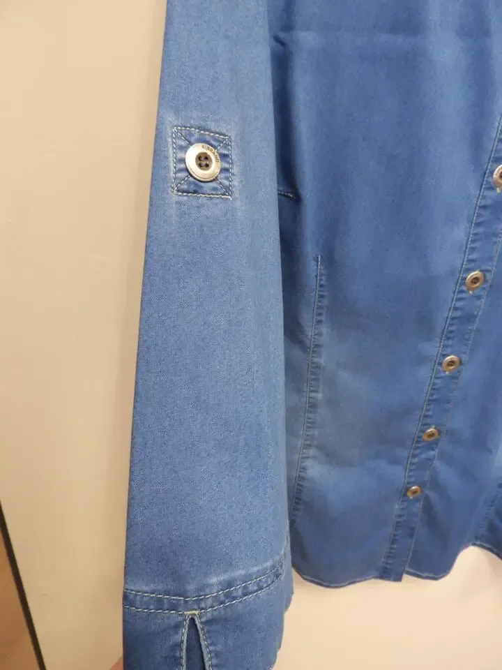 KJ Brand Jeans bloes: tencel kwaliteit tot maat 54 ( BRA.228 )