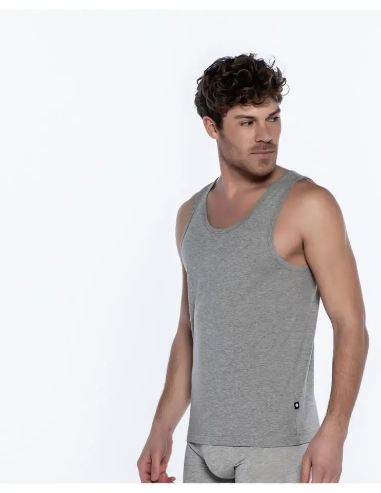 Punto Blanco: Grijze Singlet ( Basis model ) ( PUN.3 )