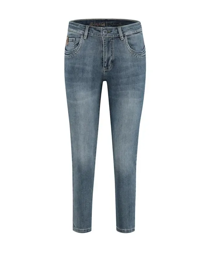 Para Mi Jeansbroek: Cappri Fancy  7/8 broek ( PARA.176 )