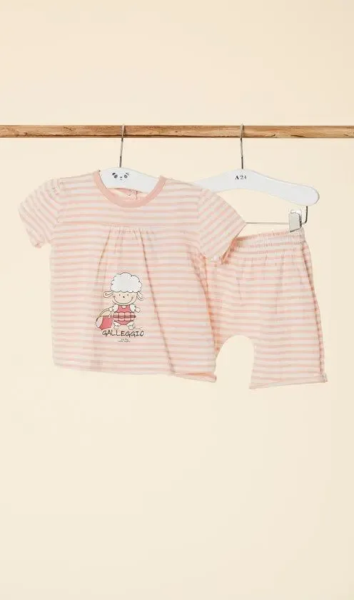 Happy People Baby Pyjama: meisjes ( korte mouw ) ( HAP.21 )