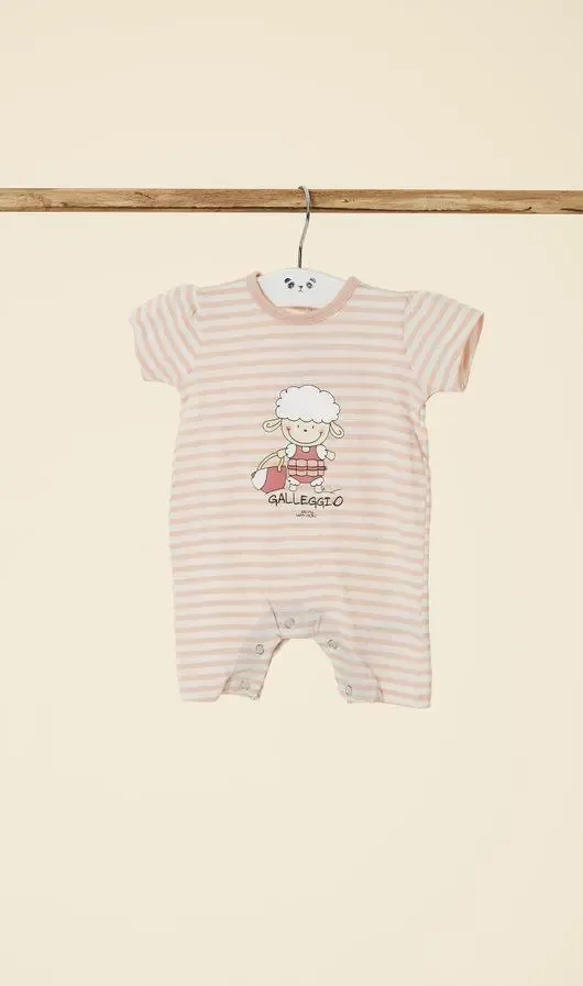 Happy People Baby Pyjama / kruippak: Meisjes ( korte mouw ) ( HAP.22 )
