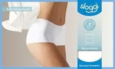 Sloggi Dames Feel Sensational Short: Micro Cotton ( Zwart / Wit / Huidskleur ) ( Slog .200 / Slog.207 / Slog.171 )