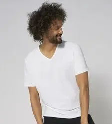 Sloggi Men Go Shirt V neck: Wit ( slim fit ) ( Slog.234 )