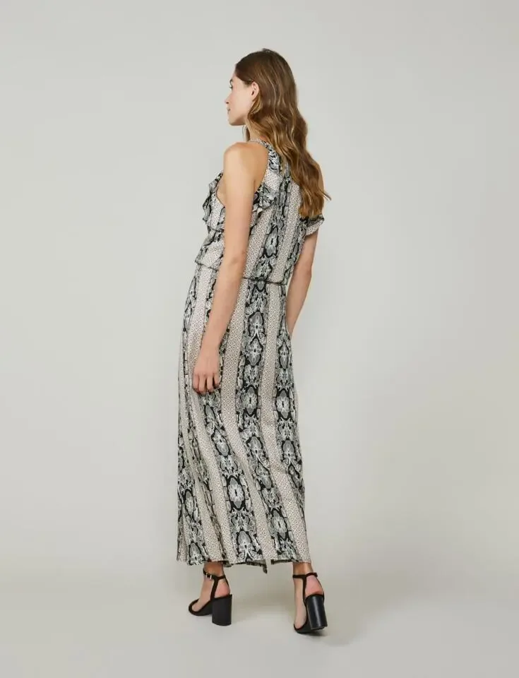 Summum Woman: Lang jurk met paisley print ( SUM.12 )