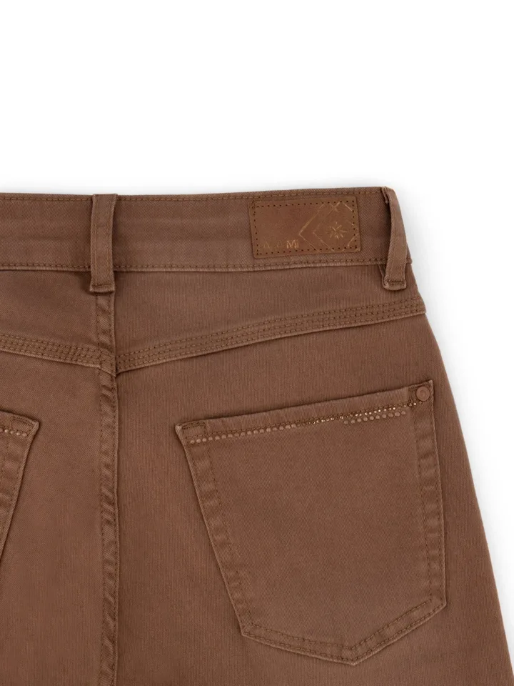 Para Mi Broek: Celine Fancy Color Denim, Chestnut Brown L32 ( skinny fit ) ( PARA.180 )