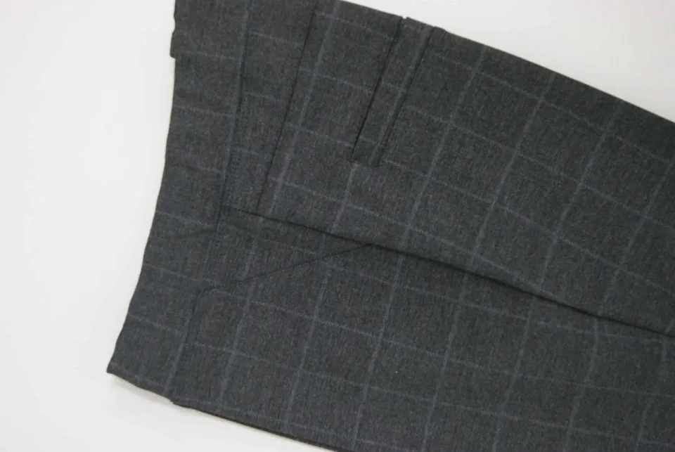 Diversa Lange broek: elastiek in de lenden ( grijze carré motief ) ( DIV.625 )