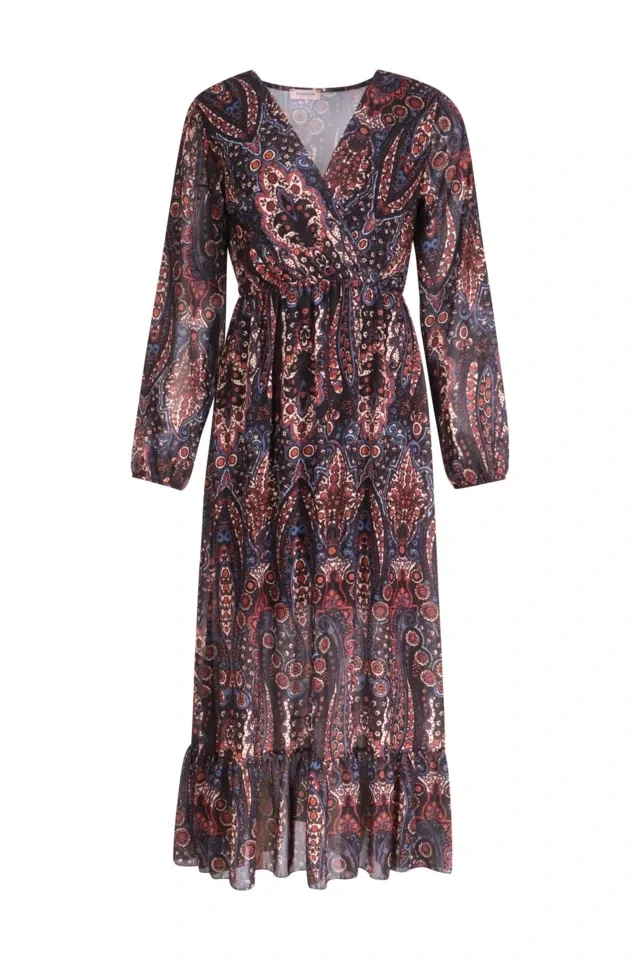 Actuelle lang kleed: voile stof ( DIV.630 )
