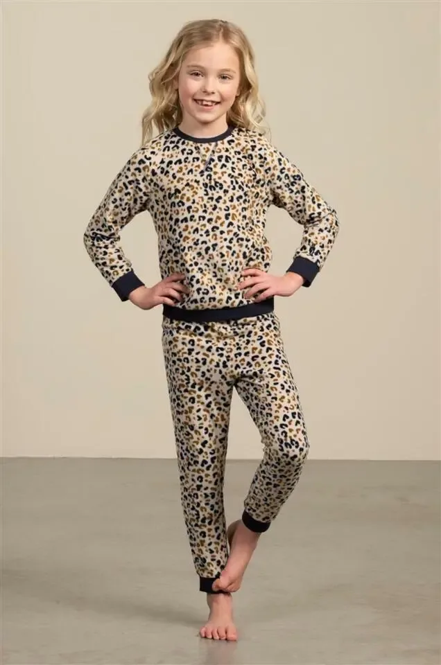 Eskimo Pyjama Meisjes: Flore, 2 - 8jaar, Fleece ( ESK.1684 )