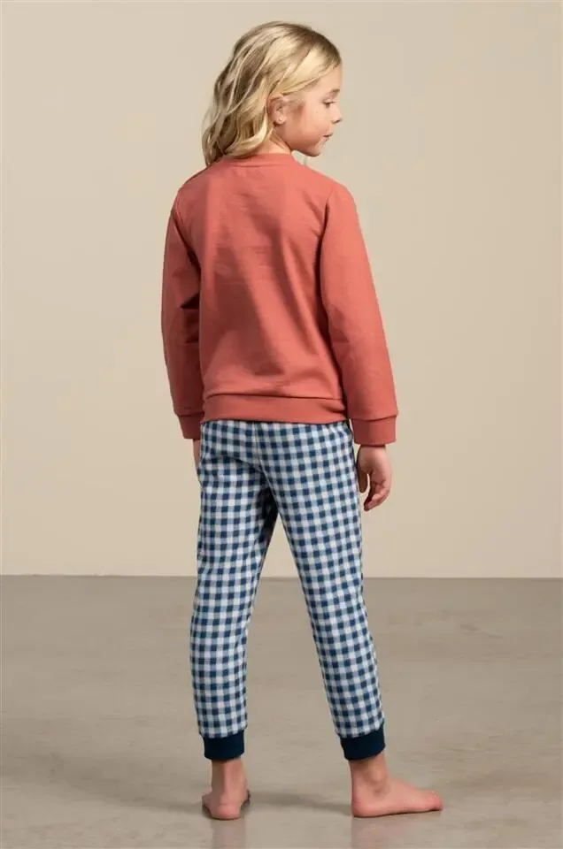 Eskimo meisjes pyjama: Sam, Gemoltoneerd / Fleece broek ( ESK.1698 )