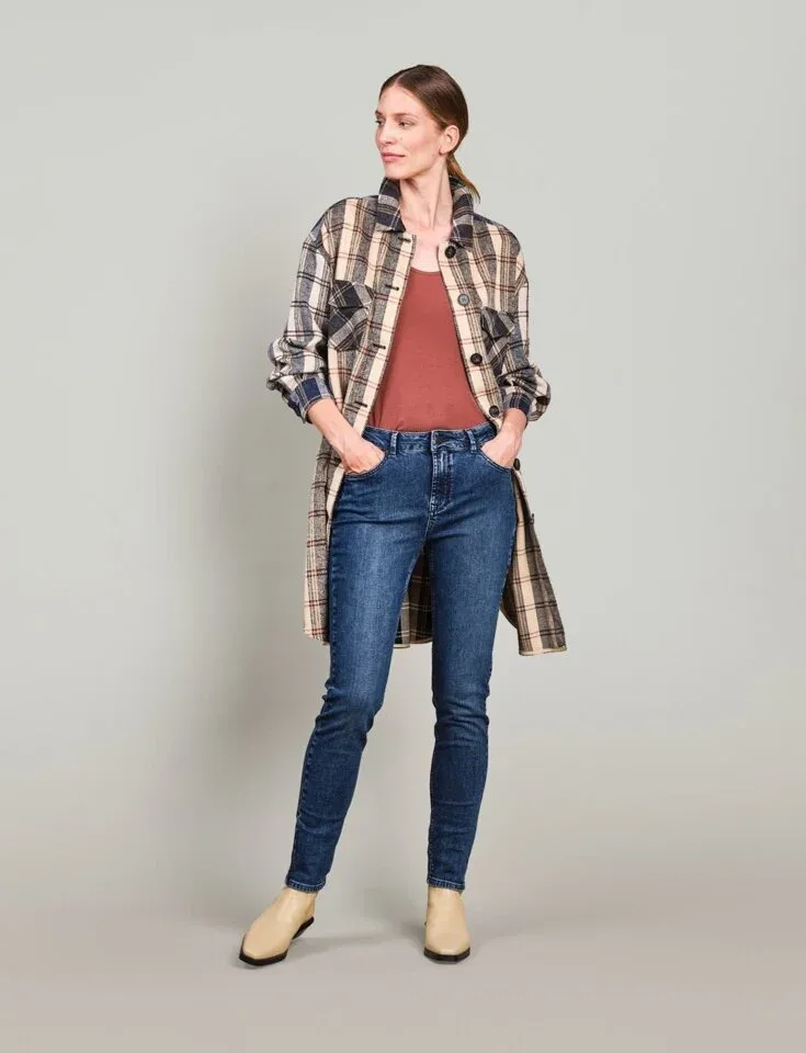Summum Overhemd jacket: Carree, wolmix ( SUM.22 )