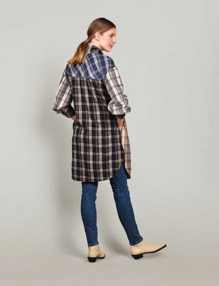 Summum Overhemd jacket: Carree, wolmix ( SUM.22 )