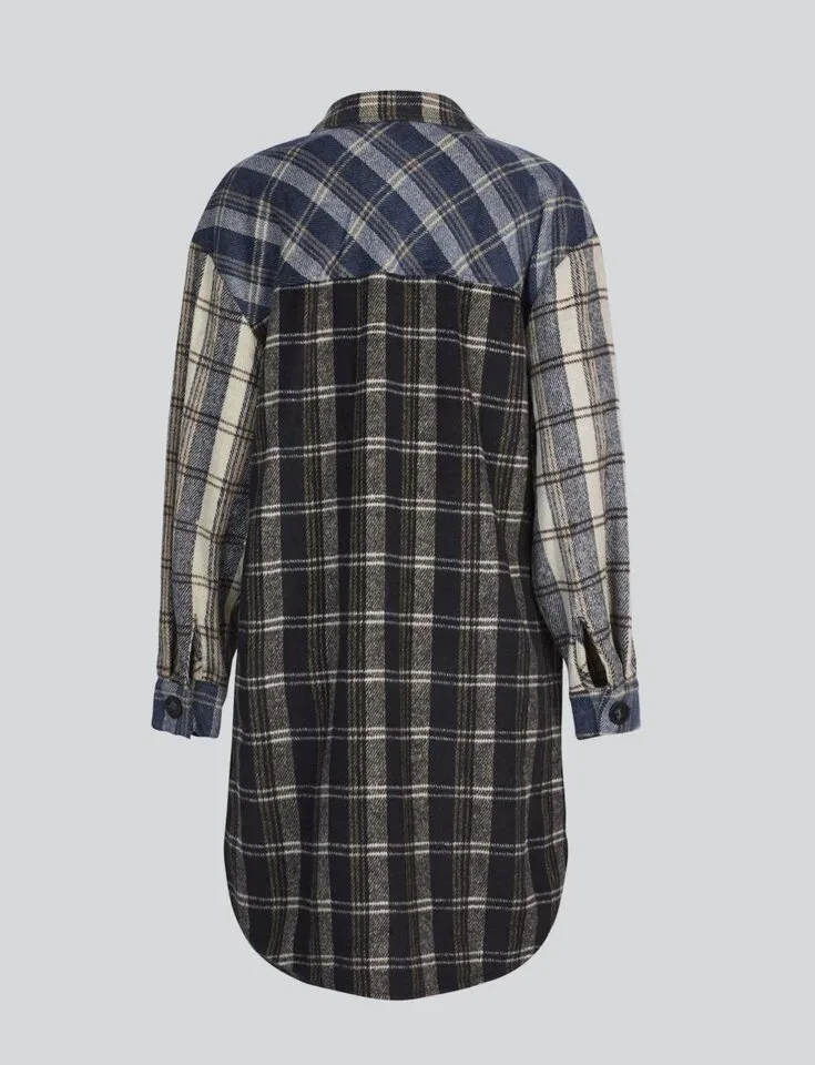 Summum Overhemd jacket: Carree, wolmix ( SUM.22 )