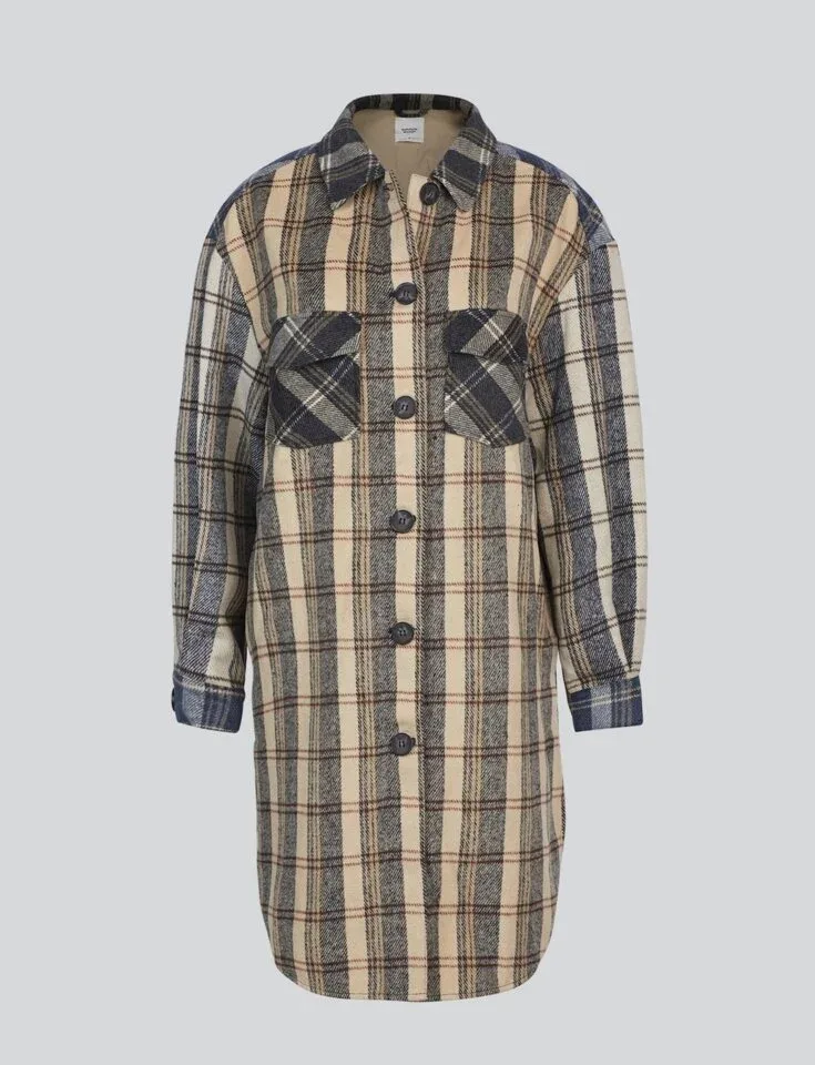 Summum Overhemd jacket: Carree, wolmix ( SUM.22 )