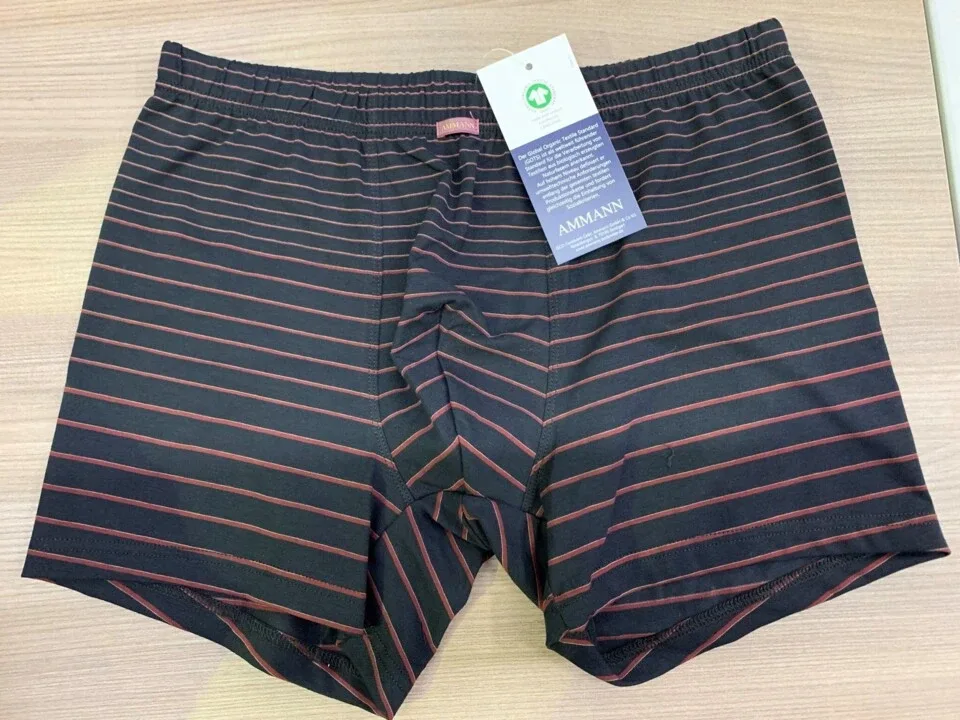 Ammann Herenboxershort: Retro short, Bordeaux, lange bil ( AMM.425 )