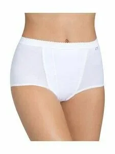 Sloggi Control Maxi: Gaine slip zwart of wit ( Katoen ) ( SLOG.11 / Slog.115 )