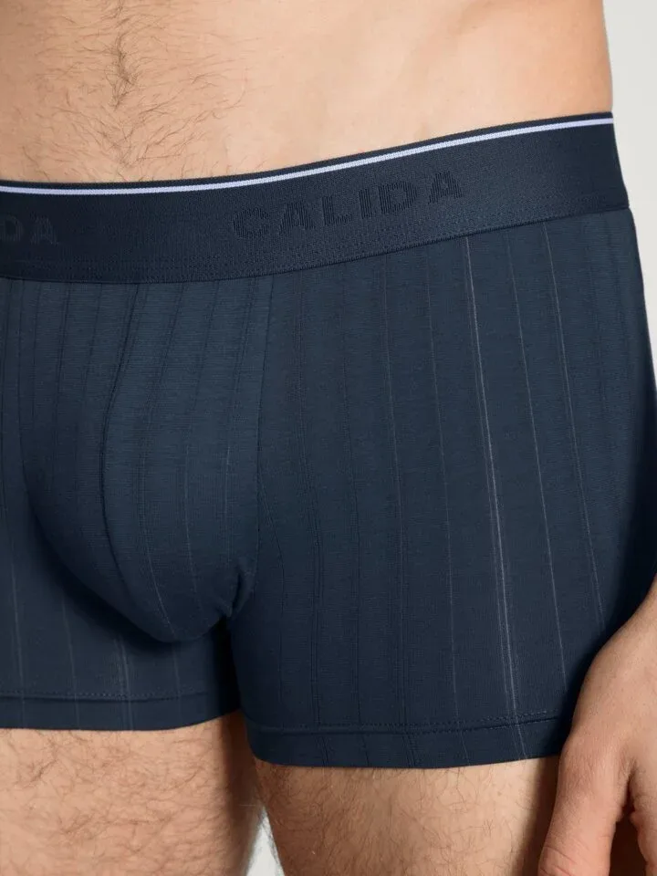 Calida Heren Boxershort: Blauw, Korte Bil ( CAL.153 )