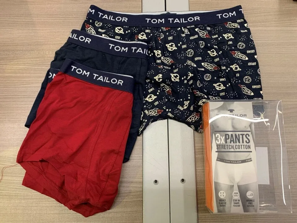 Tom Tailor Heren boxershort: 3-pack, korte bil ( TOM.2 )