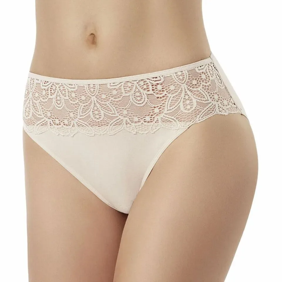 Janira Midi slip: Belle Cotton, Brislip, ZWART ( JAN.153 )