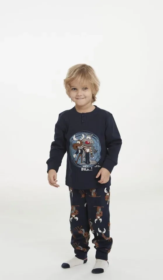 Happy People Pyjama Jongens: Rendier Interlock ( HAP.62 )