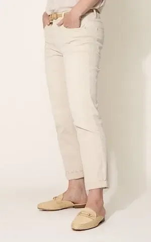 Para Mi Dames broek: Bobby, beige Color denim L29 ( PARA.199 )