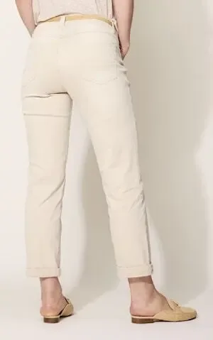 Para Mi Dames broek: Bobby, beige Color denim L29 ( PARA.199 )