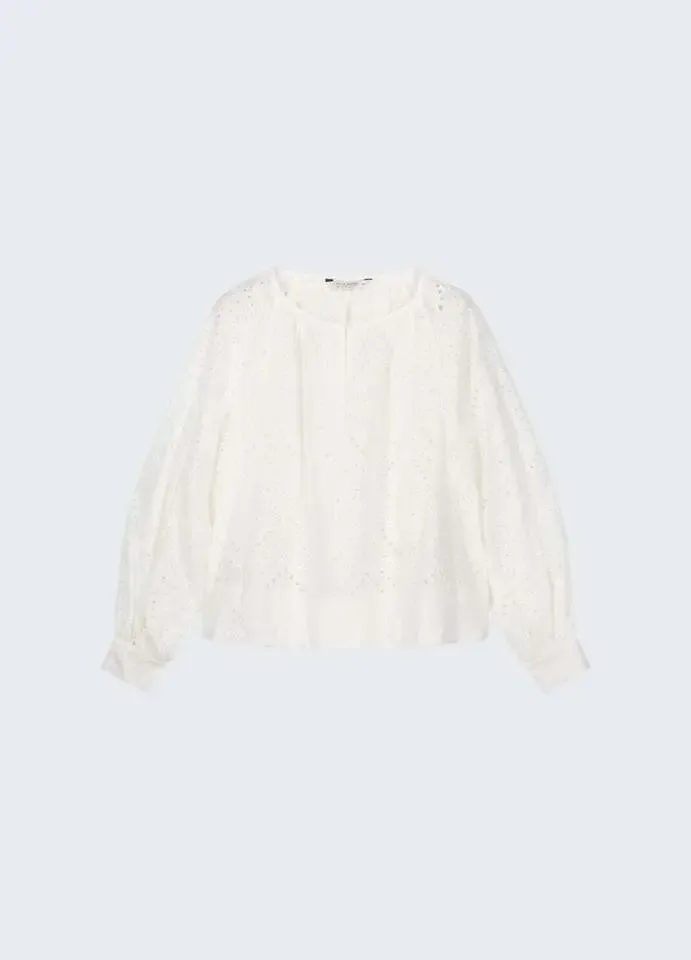 Summum Bloes: Broderie Anglaise, Off White ( SUM.25 )