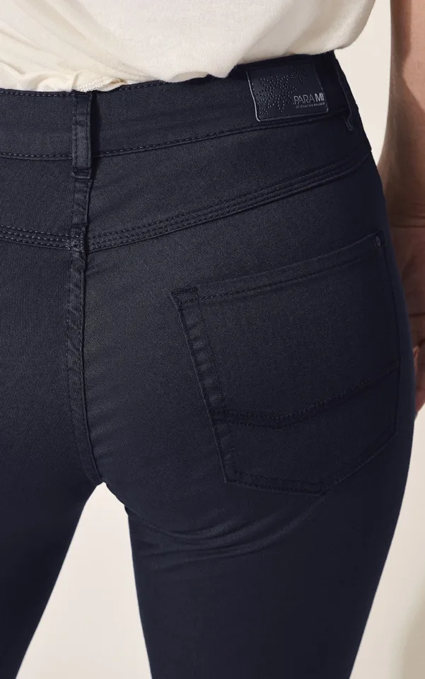 Para Mi Dames broek: Celine Sweet Cotton, Heaven uni, Navy, L32 ( PARA.208 )