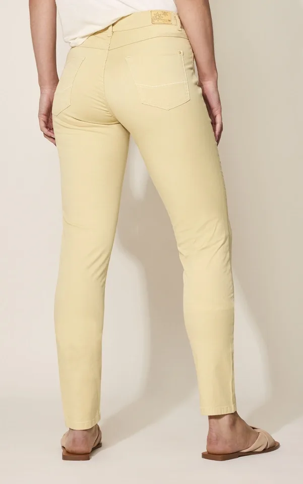 Para Mi Dames broek: Celine Sweet Cotton, Heaven uni, Dusty Lemon, L32 ( PARA.204 )